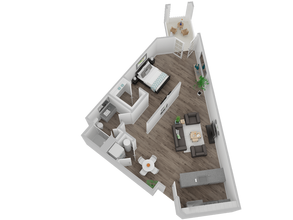 Studio Van Gogh 3005 floor plan